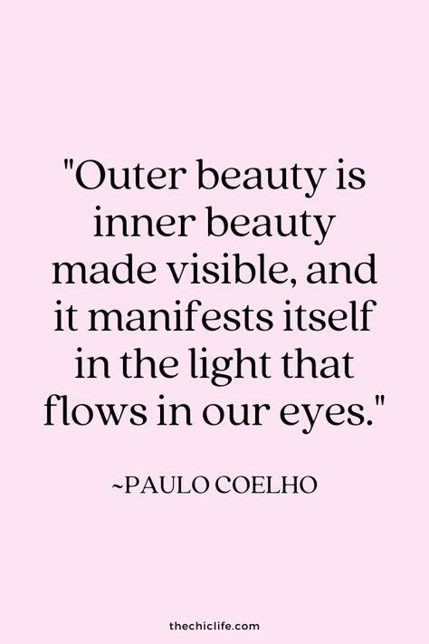 Click for 125 of the BEST beauty quotes ranging from self-confidence to self love to self care to imperfection to owning your unique beauty. May these inspirational quotes help you remember how beautiful you are! #beauty #quotes #inspiration Inner Beauty Quotes Love Yourself, Beauty Inside And Out Quotes, I Feel Beautiful Quotes, Inner Beauty Quotes Inspirational, Self Expression Quotes, Beauty School Quotes, Quotes On Beauty And Elegance, Self Actualization Quotes, Beauty Inside Quotes