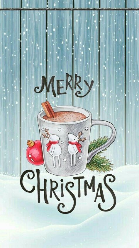 Merry Christmas Card, Christmas Card, Hot Chocolate, Cinnamon, Merry Christmas, Christmas