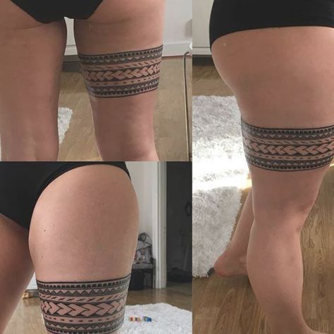 Band Tattoo Women, Thigh Band Tattoo Women, Leg Band Tattoo, Polynesian Leg Tattoo, Maori Tattoo Meanings, Thigh Band Tattoo, Leg Band Tattoos, Thigh Band, Polynesian Tattoos Women