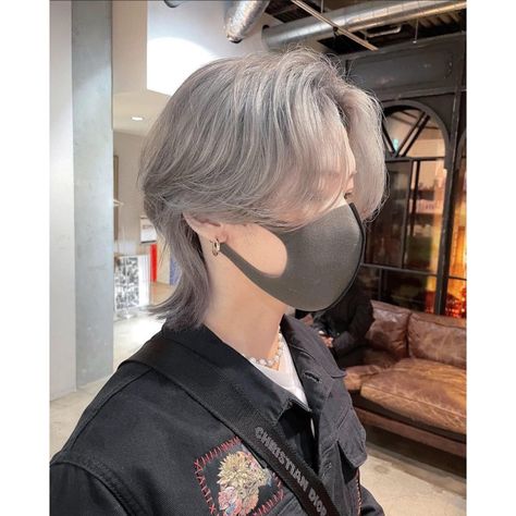 Dyed Hair Korean, Hairstyle For Drawing, Mini Mullet, Hair Korean, Korean Men Hairstyle, Korean Man, Mens Hairstyles Thick Hair, Men Hairstyle, Hair Styles Men