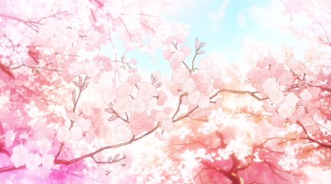 Cherry blossoms ~ Your Lie in April Anime Cherry Blossom, Cherry Blossom Wallpaper, Laptop Wallpapers, Your Lie In April, Sakura Tree, Anime Gifs, Wallpaper Animes, Blossom Trees, Aesthetic Gif