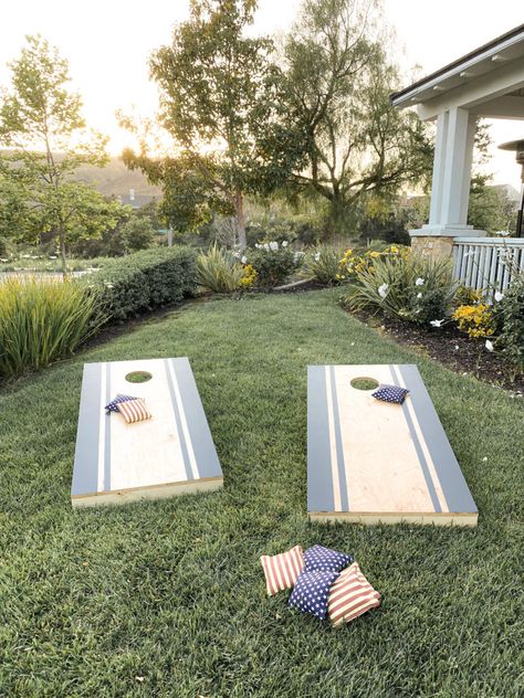 Diy Cornhole Game, Hole Painting, Game Painting, Diy Cornhole, Diy Cornhole Boards, Cornhole Boards Designs, Corn Hole Diy, A Thoughtful Place, Cornhole Designs