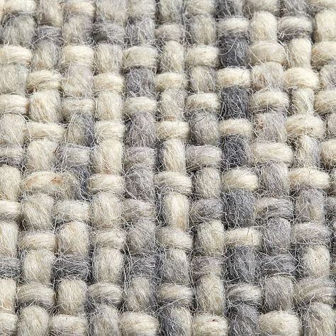 Mid-Century Heathered Basketweave Wool Rug Modern Wool Rugs, Solid Color Rug, Rug Guide, Solid Rugs, Shades Of White, Jute Rug, Flat Weave Rug, Carpet Runner, Bedding Shop