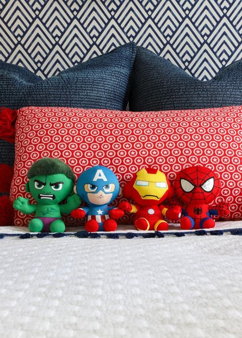 Spidey Room Ideas, Spidey Bedroom Ideas, Spidey Bedroom, Spiderman Toddler Room, Superhero Toddler Room, Spiderman Bedroom Ideas, Superhero Bed, Spiderman Room Decor, Stylish Kids Bedroom