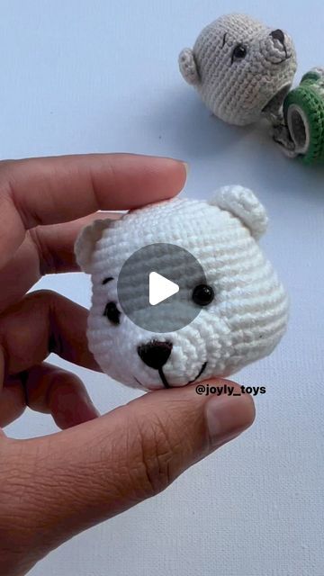 Crochet Embroidery Eyes, Embroidery Eyes Amigurumi, Eyes For Amigurumi, Embroidery Eyes, Diy Teddy Bear, Crochet Eyes, Crochet Bear, Love Crochet, Cute Plush