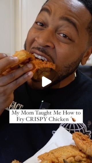 Alex Cottrell on Instagram: "My Mom Taught Me How to Fry CRISPY Chicken!! 🍗 

Full Recipe on YouTube

#foodie #recipe #friedchicken #foodblogger #homecooking #homecook #friedfood #chicken #chickenrecipe #cooking #recipes #chickenwings #crispy #crunchy" Fried Party Wings Crispy Chicken, Fried Drumstick Chicken Recipes, Fry Chicken Recipes, How To Fry Chicken, Chicken Receipts, Best Fried Chicken Recipe, Easy Fried Chicken, Crispy Oven Fried Chicken, Facebook Ideas