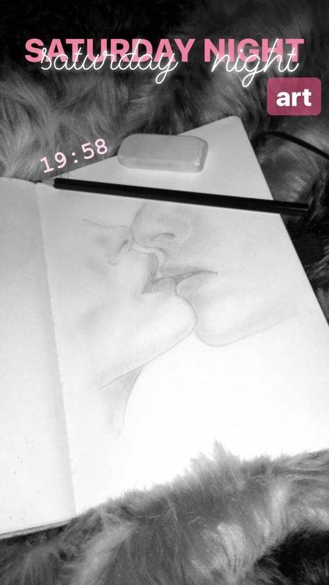 #drawing #saturdaynight #pencil #kissing #art #instagram #story #snapchat Aesthetic Pictures To Draw Pencil, Sketch Snapchat Story, Painting Snapchat Story, Book Snap Ideas, Drawing Snapchat Story, Sketch Snapchat, Kissing Art, Art Instagram Story, Old Friend Quotes