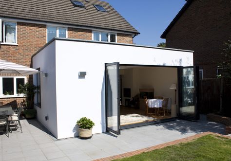 http://www.rjha.co.uk/tanglinHouse.html Flat Roof Extension, Kitchen Diner Extension, Garden Room Extensions, House Extension Plans, Open Plan Kitchen Dining Living, Muswell Hill, Room Extensions, Roof Extension, Open Plan Kitchen Dining