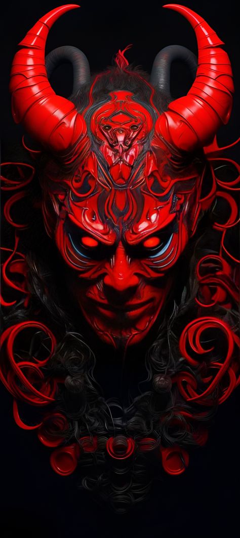 Art red devil Evil Tattoos Demons Dark Art, Devil Wallpaper Dark, Red Devil Aesthetic, Red Demon Art, Red Devil Tattoo, Devil Picture, Male Goth, Devil Wallpaper, Angry Wallpapers