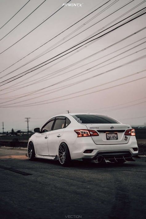 2022 Nissan Sentra, 2017 Nissan Sentra, Tyre Fitting, Nissan Versa, Car Mods, Nissan Sentra, Black White Photos, Nissan Altima, Wheels And Tires