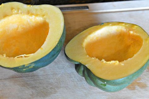 How To Peel Acorn Squash, Canning Acorn Squash, Acorn Squash Roasted, Health Bowls, Roasted Squash, Chickpea Curry, Holiday Foods, Acorn Squash, Vegetable Peeler