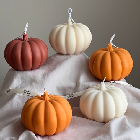 Large Autumn Pumpkin Candle Dimensions: 9.5cmx7.5cm Weights: 270g 💫 Estelle candles are intended as home decor but if you decide to burn them, please make sure to use a stable heat resistant surface underneath. 🍁 These aesthetic candles will help you transition any space from summer into autumn and will provide you with the most beautiful autumn decor.   💌 If you would like to add a personalized message to your orders, please leave a message at checkout. ---------------------------- 🕯️ Usage Cozy Fall Room Decor, Cozy Fall Room, Cool Candle, Green Laundry, Fall Room, Fall Room Decor, Pumpkin Candle, Home Decor Halloween, Essential Oil Jewelry