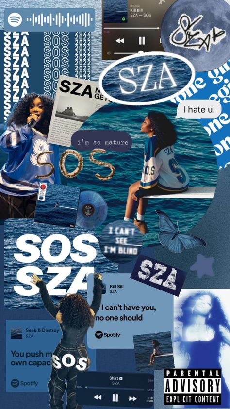 Requested collage (sza sos) Sza Collage Wallpaper, Sza Sos, Cute Screen Savers, Sza Singer, Kaws Wallpaper, Cute Lockscreens, Cute Wallpapers For Ipad, Cute Blue Wallpaper, Music Album Art