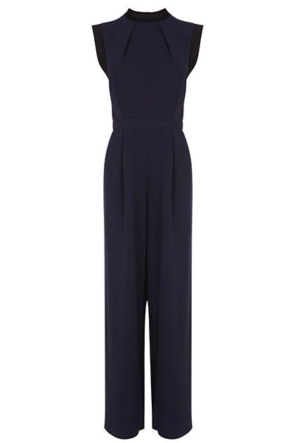 Warehouse satin panel high neck jumpsuit, $134. warehouse.andotherbrands.com. Best Homecoming Dresses, Classy Romper, High Neck Jumpsuit, Gender Neutral Fashion, Rich Clothes, 2014 Dresses, Jumpsuits And Rompers, Prom Outfits, Maid Dress