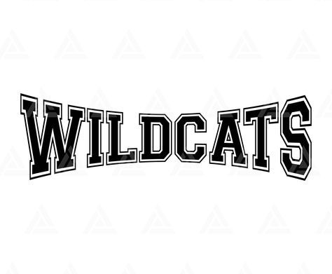 Mom Wallpaper, Wildcats Svg, Jersey Font, Wildcats Logo, Cricket Ideas, Glamour Nails, College Shirts, Cricut Png, Spirit Shirts