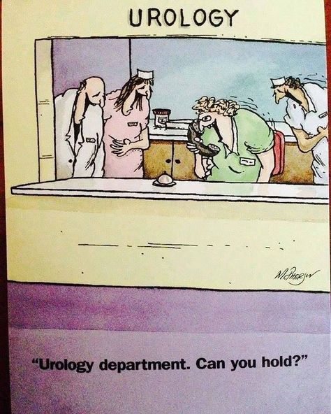 "Urology department. Can you hold?" Urology Humor, Close To Home Comic, Nursing School Memes, Herman Cartoon, Yoda Funny, Great Jokes, Doctor Humor, Medical Humor, Joke Of The Day