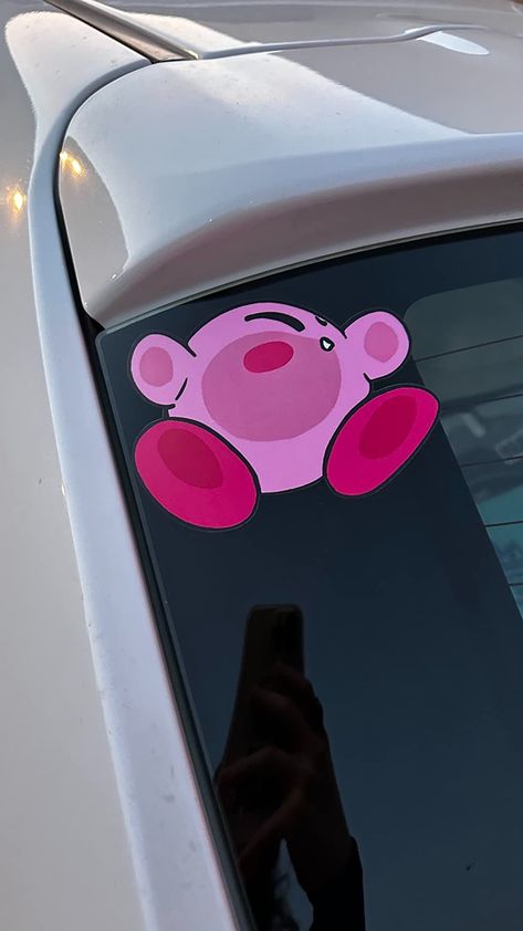 Amazon.com - ikigomu-Kir-by Hitting Glass Cartoon Decal Sticker for Car/Truck/Laptop/Bumper/Window (A) Kirby Car, Cute Bumper Stickers, Truck Stickers, Sticker For Car, Car Window Stickers, Car Bumper Stickers, Cartoon Stickers, Window Stickers, Kirby