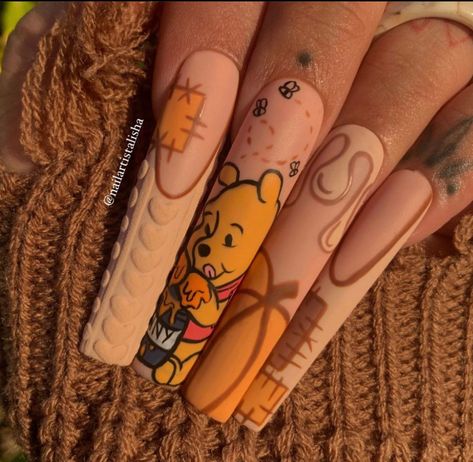 Fall Nail Ideas, Thanksgiving Nail Designs, Nails Yellow, Hard Nails, Grunge Nails, Colored Acrylic Nails, Dope Nail Designs, Fall Acrylic Nails, Unique Acrylic Nails