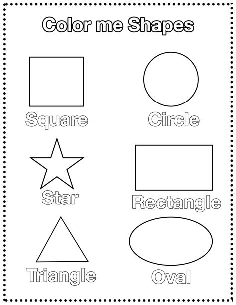 Ages 0-6 Basic Shapes Digital Download Coloring Page. SQUARE, STAR, OVAL, CIRCLE, RECTANGLE, AND TRIANGLE. Colouring Sheets For Preschoolers, Toddler Worksheets Age 2, Learning Shapes For Toddlers, Shapes Crafts For Toddlers, Toddler Learning Activities Printables, Circle Coloring Pages, Worksheet For Toddler, Shapes Worksheets For Kids, Shapes Coloring Pages