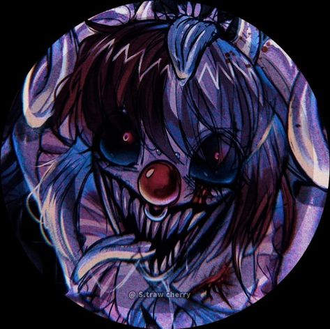 Emo Pfp For Discord, Clown Pfp Aesthetic Dark, Emo Clown Pfp, Creepy Clown Pfp, Creepy Pfps For Discord, Zombie Pfp Aesthetic, Scary Pfps Discord, Clown Matching Icons, Clown Aesthetic Pfp