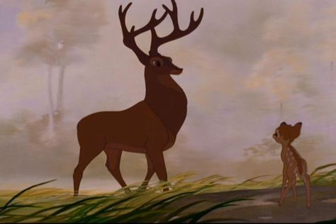 The Great Prince of the Forest is the most sexy (...ahem..) Disney animal. "A Prince does not "woo hoo"." Bambi Film, Disney Buzzfeed, Funny Disney Pictures, Bambi 1942, Humor Disney, Perang Dunia Ii, Bambi Art, New Funny Memes, Bambi Disney