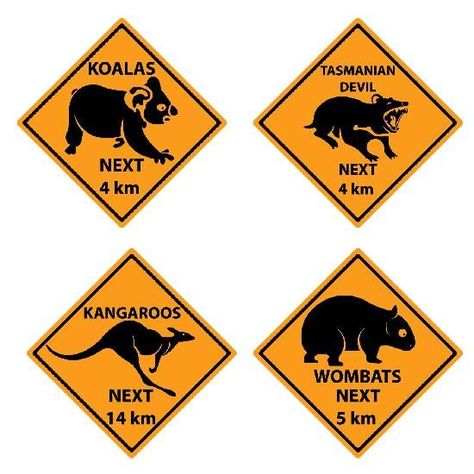 Australian Party Decorations, Australian Outback Decorations, Australian Road Signs, Joey Scouts, Homecoming Hallways, Zoomerang Vbs, Aussie Party, Citizenship Party, Australian Party