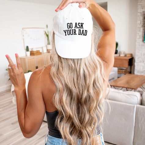 ✨ Because 'mother' knows best... and 'go ask your dad' is plan B. 😉 #SassyCaps #Mother #Motherhood #GoAskYourDad Bachelorette Party Hat, Business Terms, Shirt Business, Future Mrs, Hat Ideas, Embroidered Hats, Dad Caps, Party Hat, Dad Humor