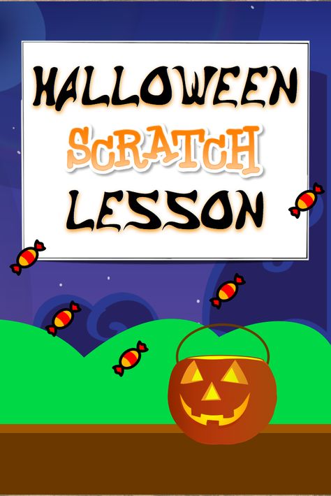 Free Halloween Scratch lesson with short step-by-step, animated tutorials.  Teachers, build this game with your students!  #Halloween #edtech #coding #lessons via @createcodeload Halloween Coding Unplugged, Halloween Technology Activities, Halloween Coding Activities, Makerspace Activities, Library Makerspace, Afterschool Program, Scratch Programming, Pumpkin Unit, Halloween Lesson