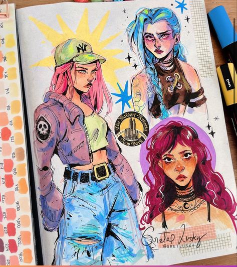 Gretlusky Art, Copic Marker Art, Sketchbook Inspo, Sketchbook Art Journal, Arte Sketchbook, Arte Inspo, Sketchbook Inspiration, Sketchbook Ideas, Sketchbook Art