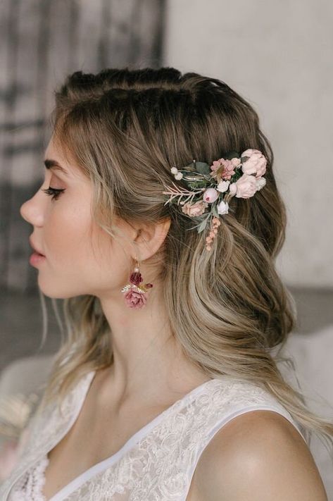 Flower girl wedding hair