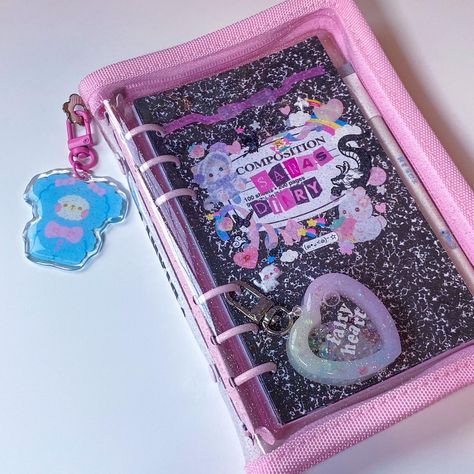 Aesthetic Binder, Sticker Binder, Binder Decoration, Ring Binder Cover, Money Wallpaper Iphone, Diy Slime Recipe, Kawaii School Supplies, Sketchbook Cover, Bullet Journal Aesthetic