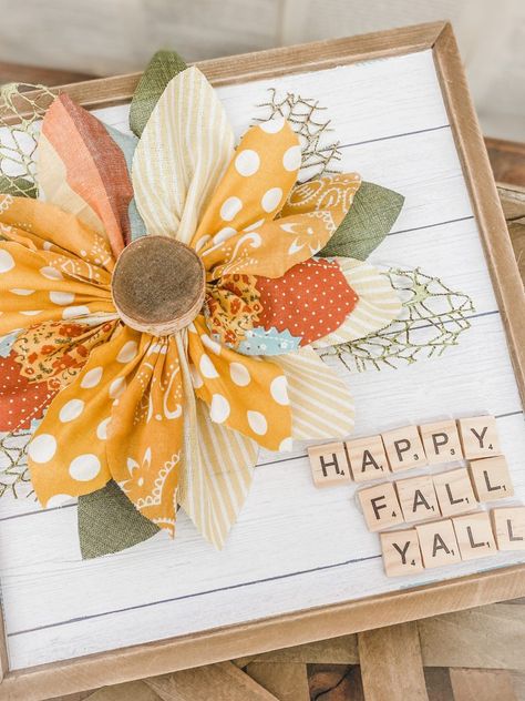 Fall Crafts For Adults, Sunflower Crafts, Fall Arts And Crafts, Diy Outdoor Decor, Fall Halloween Crafts, Fall Crafts Diy, Autumn Crafts, Fall Projects, Craft Night