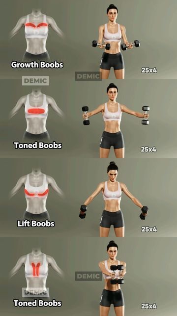 Demic Story, Toned Arms Workout, Workout Instagram, Breast Lift Exercise, Workout Gym Routine, Arms Workout, Workout Routines For Beginners, Breast Workout, Quick Workout Routine