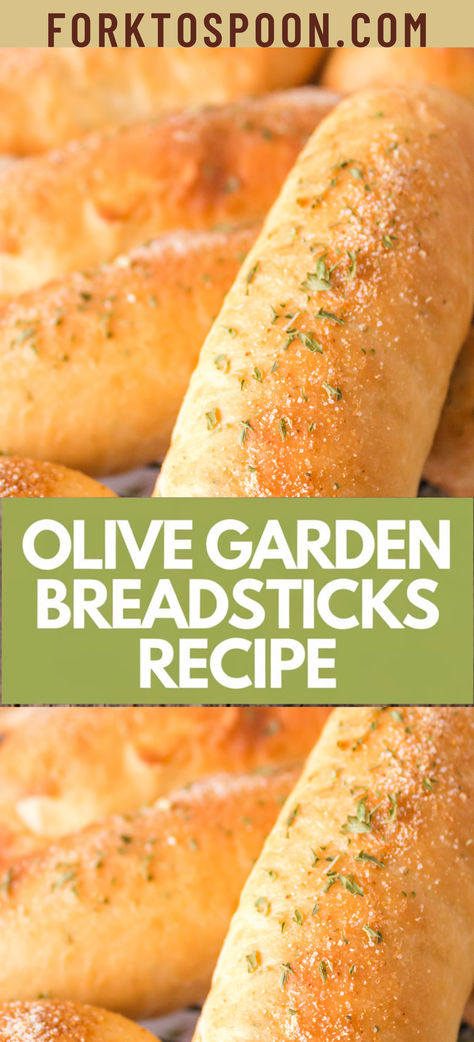 "Indulge in Olive Garden-inspired breadsticks anytime with this easy recipe. Soft, fluffy, and topped with garlic butter, these breadsticks are always a hit!" Olive Garden Rolls, Olive Garden Breadsticks Copycat, Olive Garden Breadstick Recipe, Copycat Olive Garden Breadsticks, Olive Garden Breadsticks, Olive Garden Pasta, Breadsticks Recipe, Copycat Recipes Olive Garden, Copycat Olive Garden