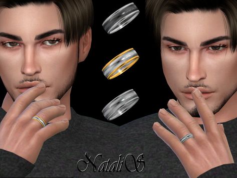 Sims 4 Engagement Ring Cc Male, Sims 4 Cc Wedding Rings, Sims 4 Cc Wedding, Sims4 Skin, Wedding Rings Men, Sims Makeup, Sims Accessories, Mods Sims 4, Male Sims