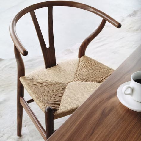 Wishbone chair dining room