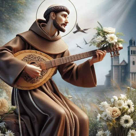 St Francis Assisi, Sao Francisco, San Francesco, St Francis, Patron Saints, San Francisco, Mural, Jesus, Celebrities