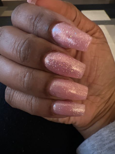 Glitter Pink Nail Ideas Pink Glitter, Aesthetic Nail Ideas, Bio Gel Nails, Nail Ideas Pink, Aesthetic Nail, Pink Glitter, Swag Nails, Nail Ideas, Gel Nails