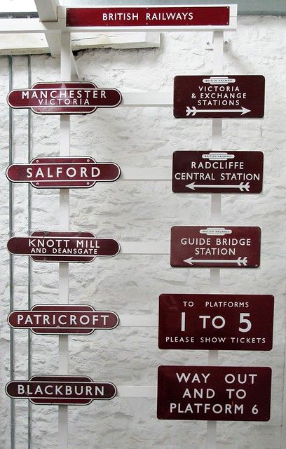 Warehouse Signage, Victorian Train Station, Pub Concept, Old Railway Station, Train Bedroom, Gill Sans, Old Railway, Donut Design, Train Platform