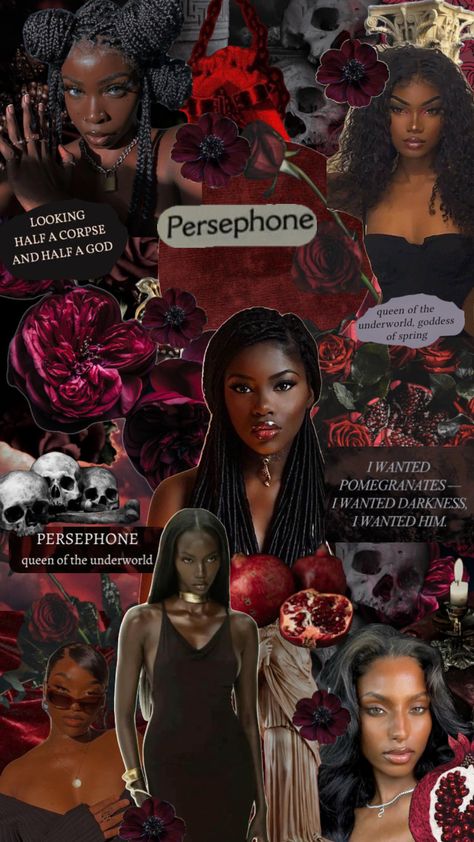 Lady Persephone #greekmythology #greek #persephone #hades #hell #devil #femmefatale #queen Persephone Wallpaper Iphone, Greek Persephone, Persephone Aesthetic Outfit Modern, Persephone Core Aesthetic, Persephone Archetype, Persephone Bedroom, Persephone Costume Halloween, Persephone Asthetic, Black Persephone