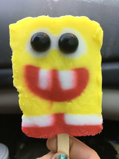 Spongebob Popsicle, Creepy Grunge, Birthday Nails Inspo, Summer Snack Ideas, Sweet Pea Flower, Spongebob Party, Spongebob Birthday, April Birthday, Pea Flower