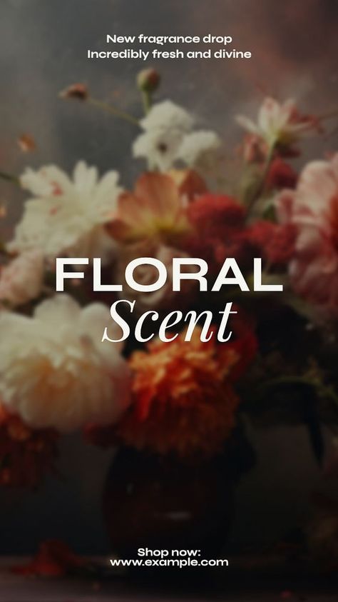 Floral perfume social story template, editable Instagram design | premium image by rawpixel.com Perfume Social Media Design, Perfume Social Media, Floral Perfume, Social Story, Flower Shops, Perfume Design, Awesome Designs, Social Stories, Template Ideas