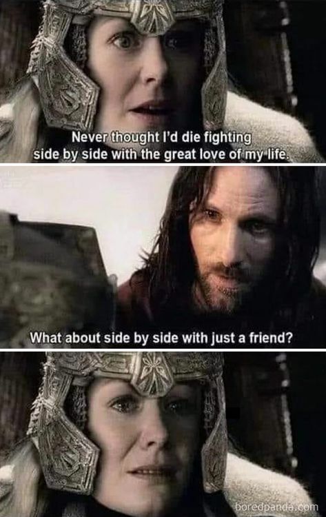 Funny-Lotr-Memes-Jokes Lotr Funny Memes Hilarious, Lotr Tumblr Funny, Friendzone Meme, Lotr Memes Funny, Lotr Humor, Lotr Fanart, Lotr Funny, Lotr Art, Twitter Funny