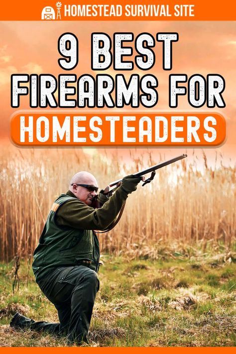 There are many tools a homesteader should have, and one of them is a firearm. You’ll need it for hunting and for self-defense. Bushcraft Essentials, Survival Skills Emergency Preparedness, Camping Gear Survival, Off Grid Survival, Bushcraft Shelter, Underground Shelter, Emergency Prepardness, Hunting Room, Survival Items