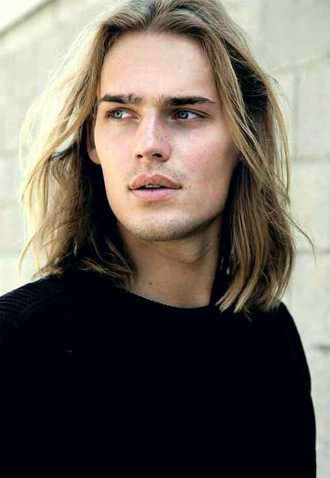 Ton Heukels (emilycurtie / cristinalove) Long Hair For Men, Man With Long Hair, Blonde Man, Hair For Men, Long Face Hairstyles, Haircut Types, Men's Long Hairstyles, Corte De Cabelo Masculino, Long Faces