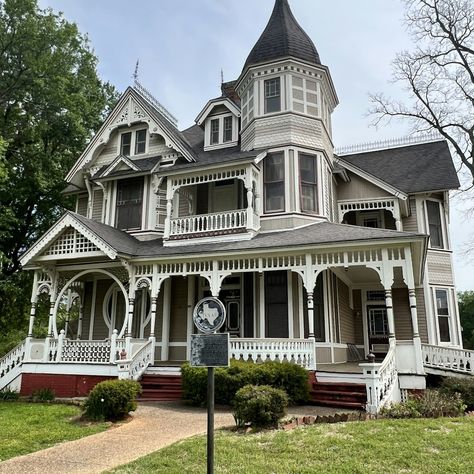 The historical Downes-Aldrich house in Crockett, circa 1891-1893, is considered to be one of the most beautiful homes in Houston County. The Eastlake Victorian Victorian Style House, Historic Home, Time Travel, Victorian Fashion, Sims 4, Beautiful Homes, Most Beautiful, Dream House, Travel