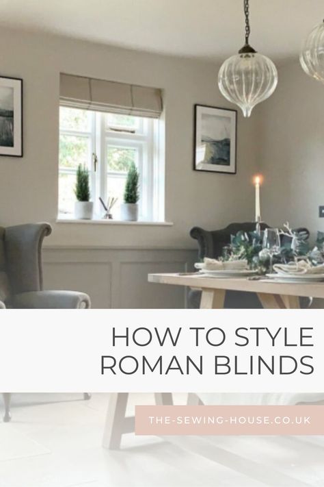 Roman blinds look gorgeous in any room of your home! Here are our top blinds styling tips to help you get the most out of your roman blinds. Large Roman Blinds, House Curtains, Long Windows, Simple Room, Venetian Blinds, Window Dressings, Window Frame, Roman Blinds, Premium Brands