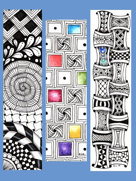 Doodle Art On Bookmark, Zentangle Bookmarks Ideas, Book Mark Mandala Art, Abstract Bookmark Design, Bookmarks Zentangle, Zentangle Bookmarks, Bookmarks Ideas, Geometric Pattern Art, Christmas Doodles