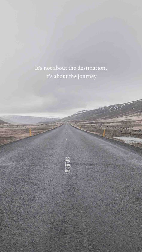 The Journey Not The Destination, Inspo Quotes, Journey Quotes, Motivational Wallpaper, Cute Flower Wallpapers, Cute Simple Wallpapers, Simple Wallpapers, Flower Wallpaper, The Words