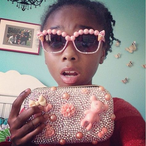 skai jackson jessie - Google Search Skai Jackson Jessie, Zuri From Jessie, Baddie Pfp Pink, Ski Jackson, Embellished Sunglasses, Disney Actresses, Payton List, Old Disney Channel, Skai Jackson